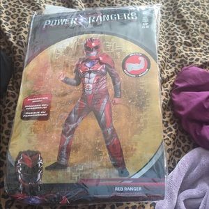 Red Power Rangers Halloween costume